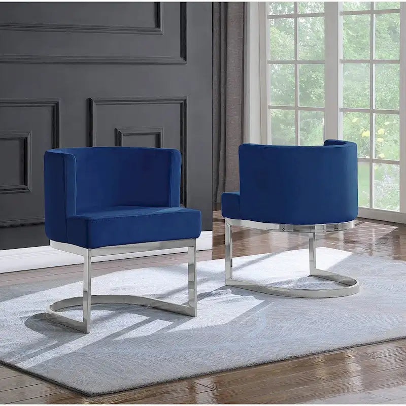 Fauteuil de loisirs de qualité supérieure avec base chromée (unité)