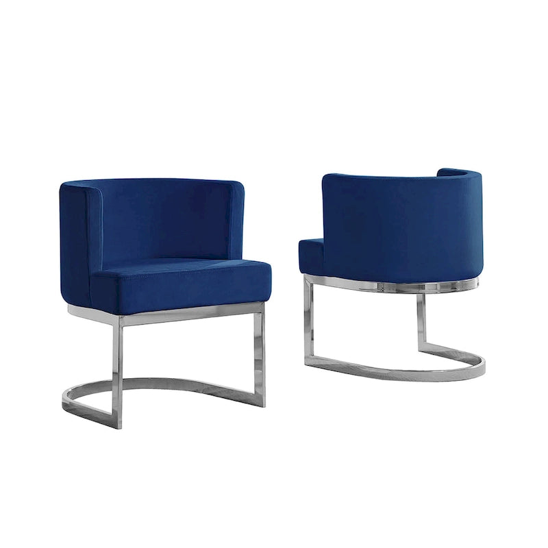 Fauteuil de loisirs de qualité supérieure avec base chromée (unité)