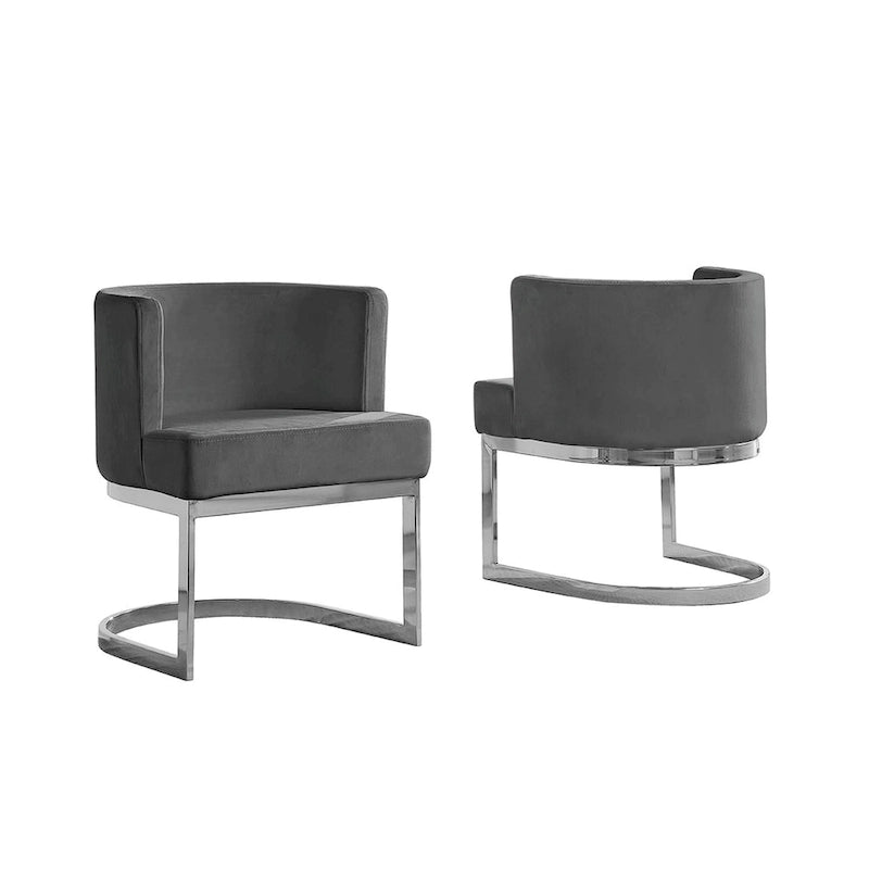 Fauteuil de loisirs de qualité supérieure avec base chromée (unité)