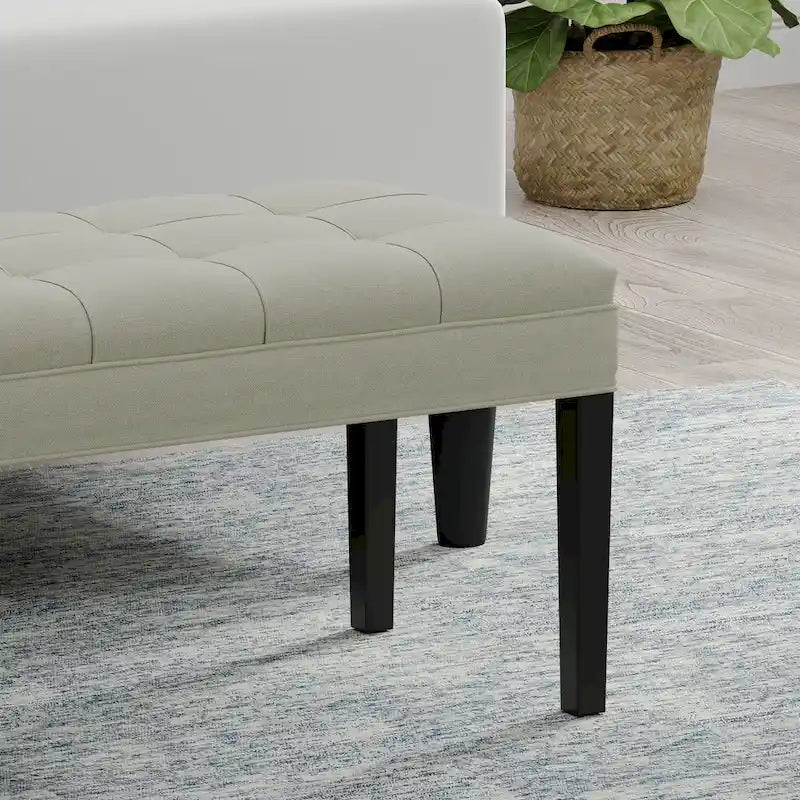 Banc rembourré de 46,5 pouces