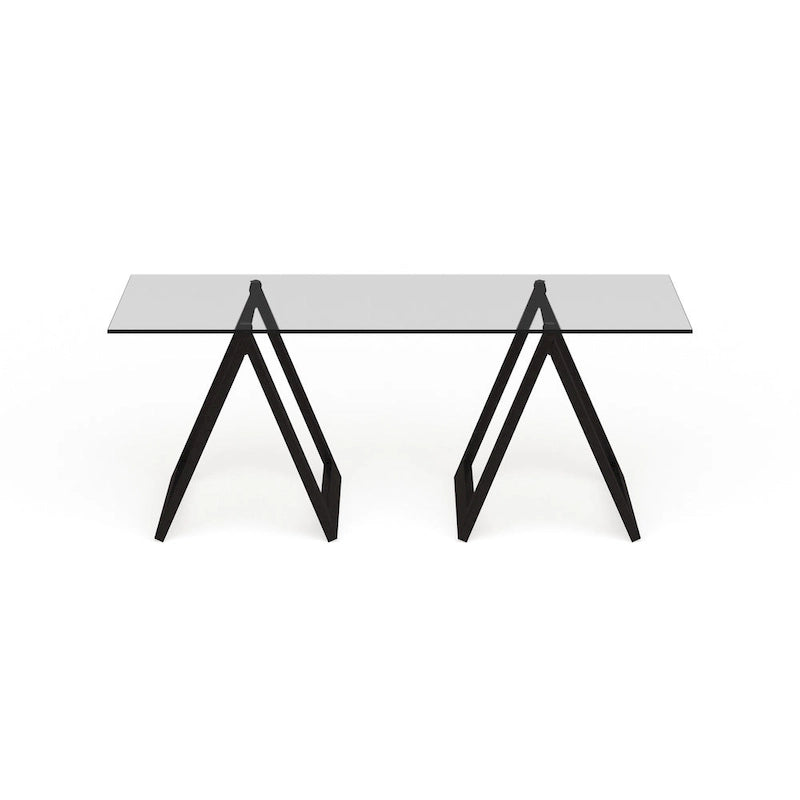 Table basse Modara à pieds tréteaux (Finitions en option)