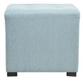 Pouf carré capitonné à 4 boutons Porch &amp; Den Cordoba