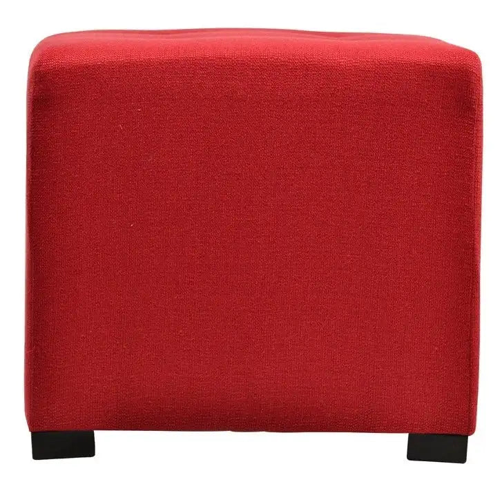 Pouf carré capitonné à 4 boutons Porch &amp; Den Cordoba