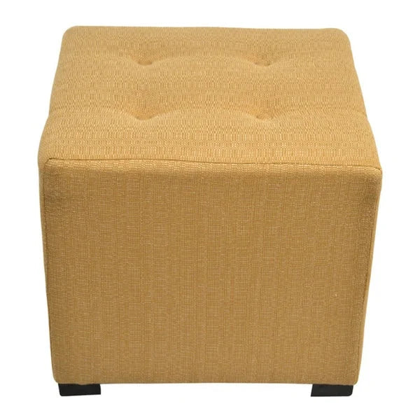 Pouf carré capitonné à 4 boutons Porch &amp; Den Cordoba