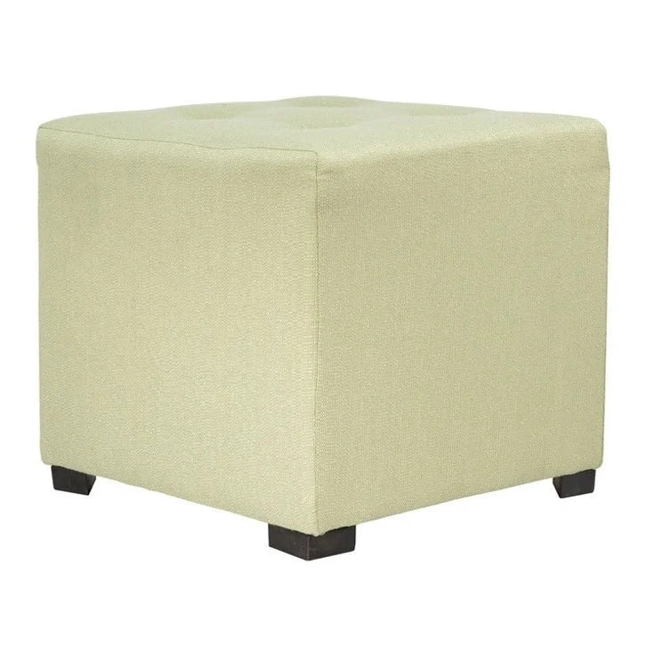 Pouf carré capitonné à 4 boutons Porch &amp; Den Cordoba