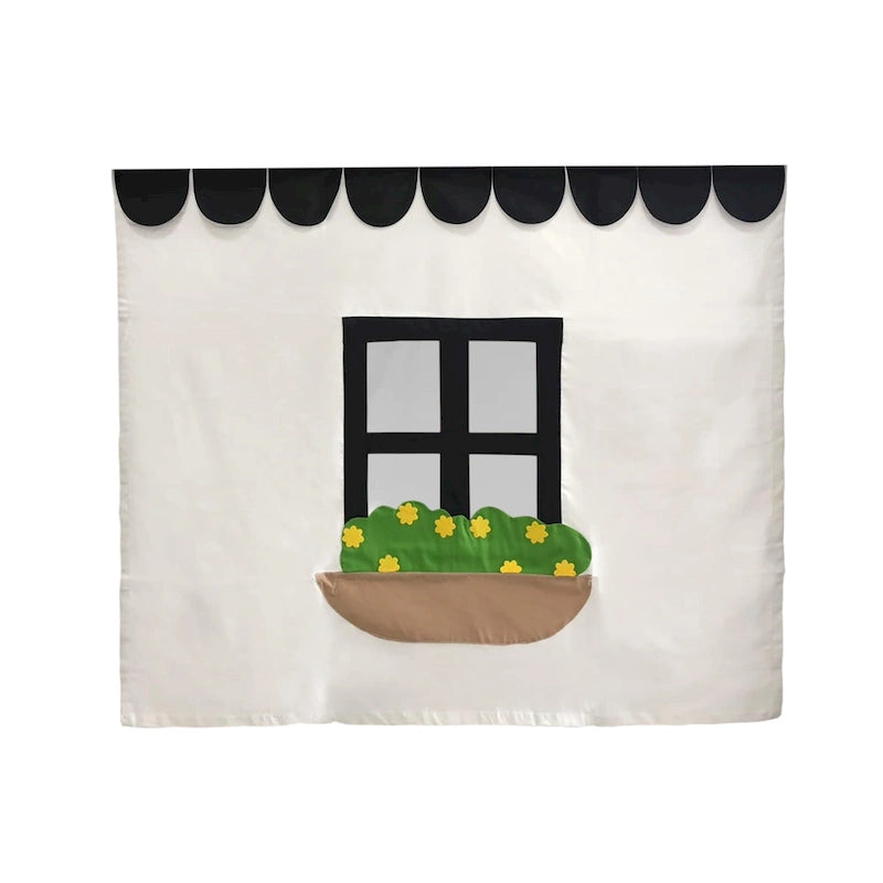 Rideau de lit en coton Max et Lily style ferme