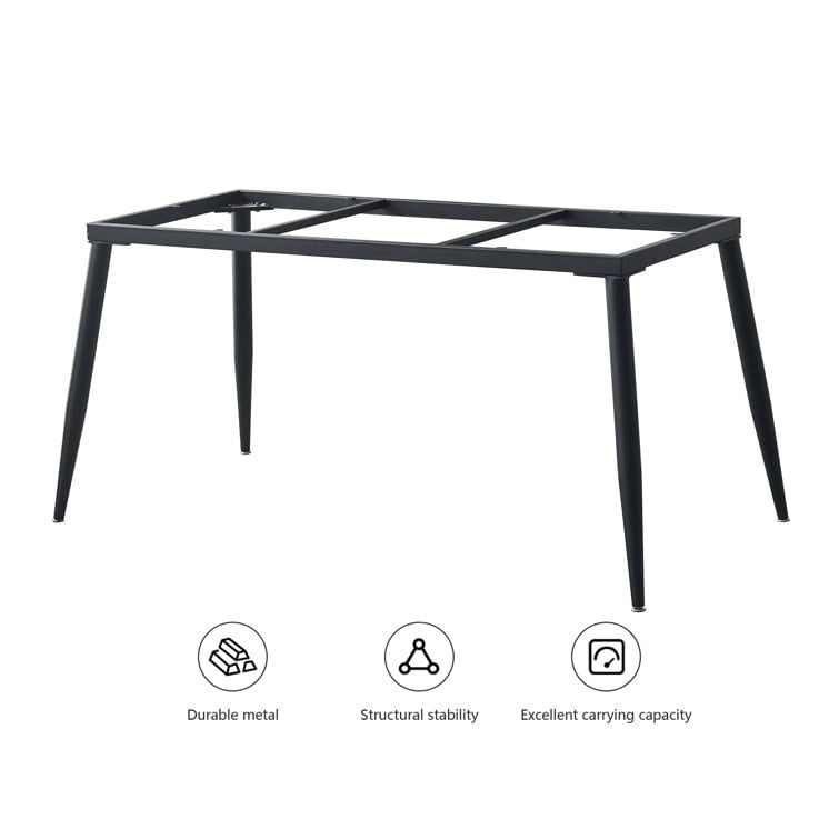 Table de salle à manger rectangulaire de 70,8 cm avec plateau en pierre