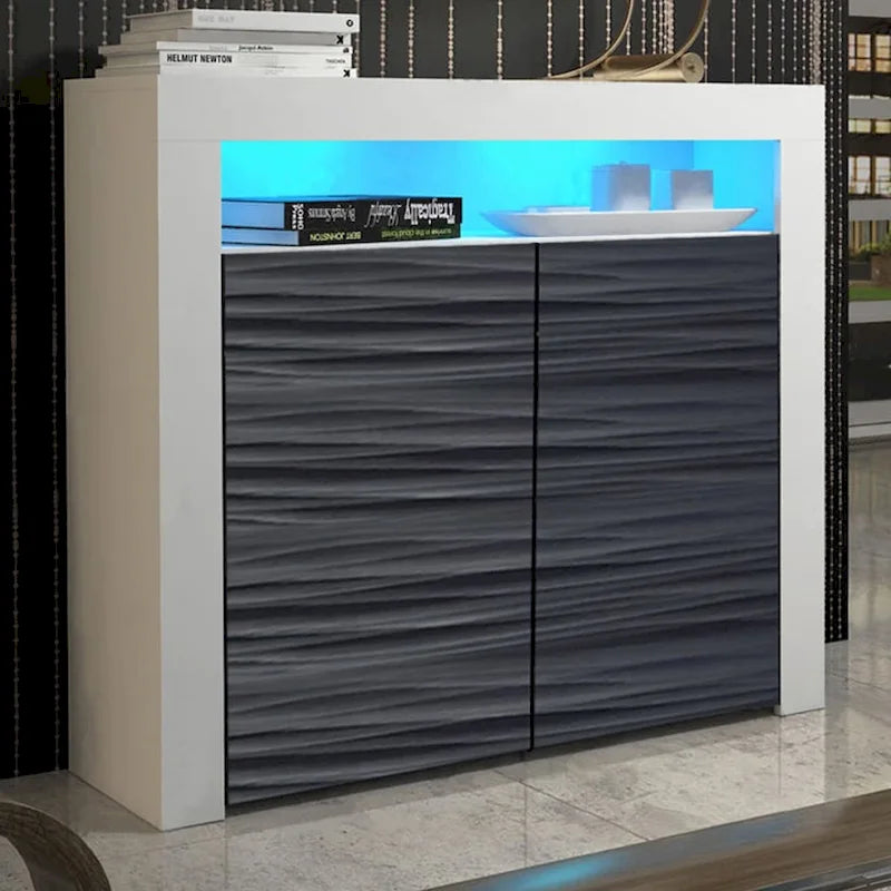 Buffet Milano 42 pouces 2D mat brillant