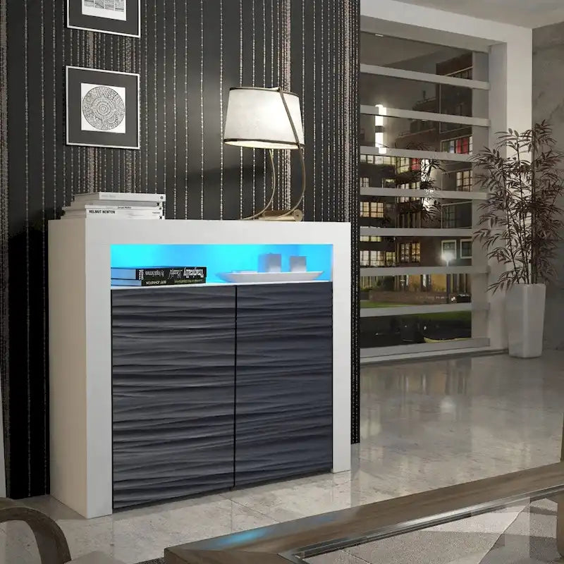 Buffet Milano 42 pouces 2D mat brillant