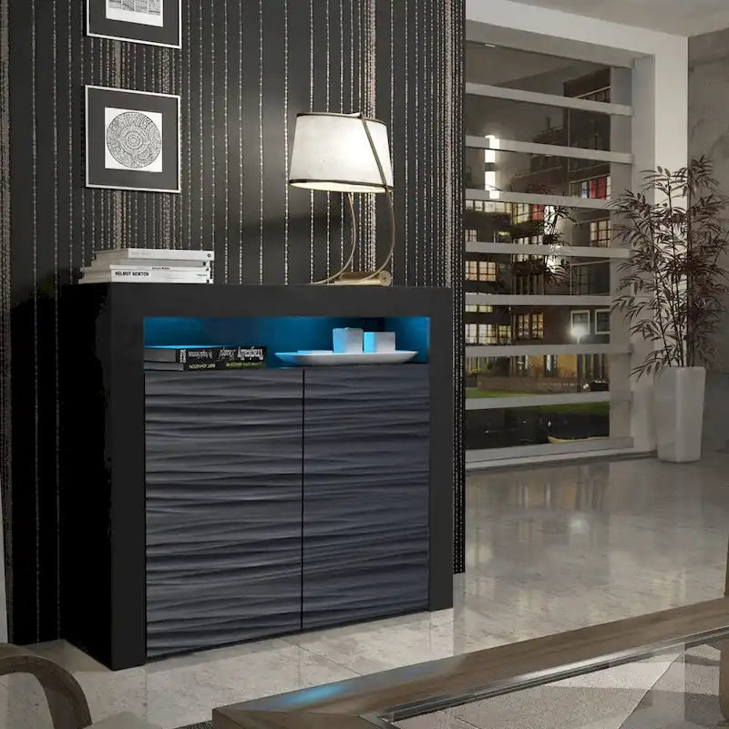 Buffet Milano 42 pouces 2D mat brillant