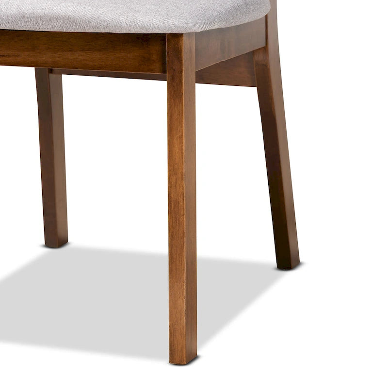 Ensemble de chaises de salle à manger 2 pièces Damara style moderne du milieu du siècle