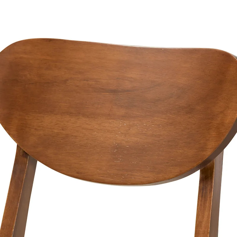 Ensemble de chaises de salle à manger 2 pièces Damara style moderne du milieu du siècle