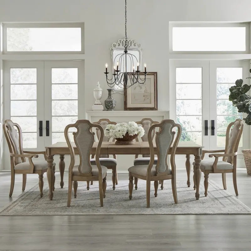 Ensemble de table rectangulaire 7 pièces Magnolia Manor