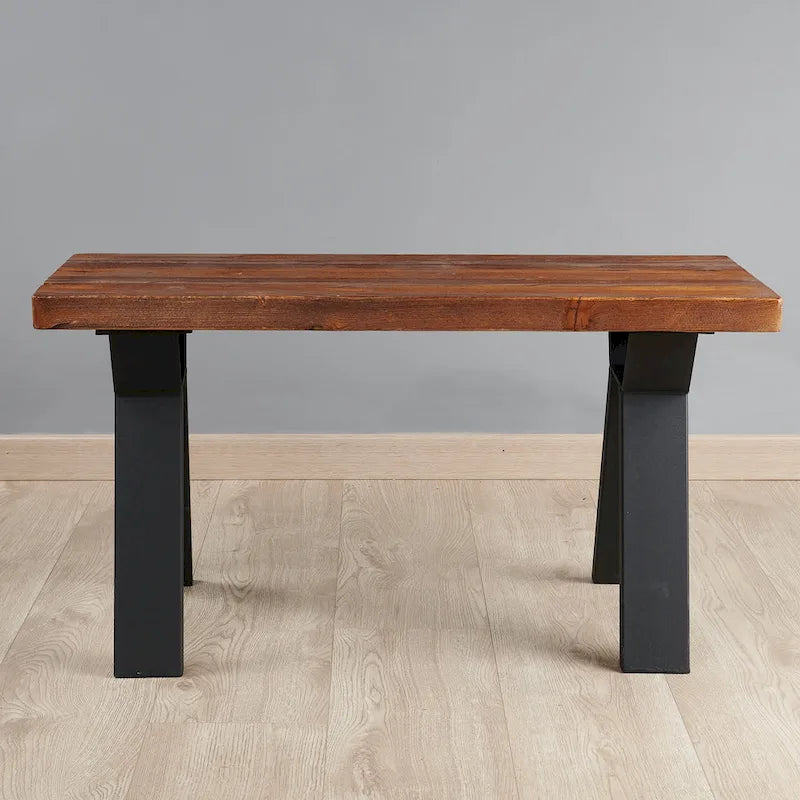 Pied de table noir robuste pour meubles