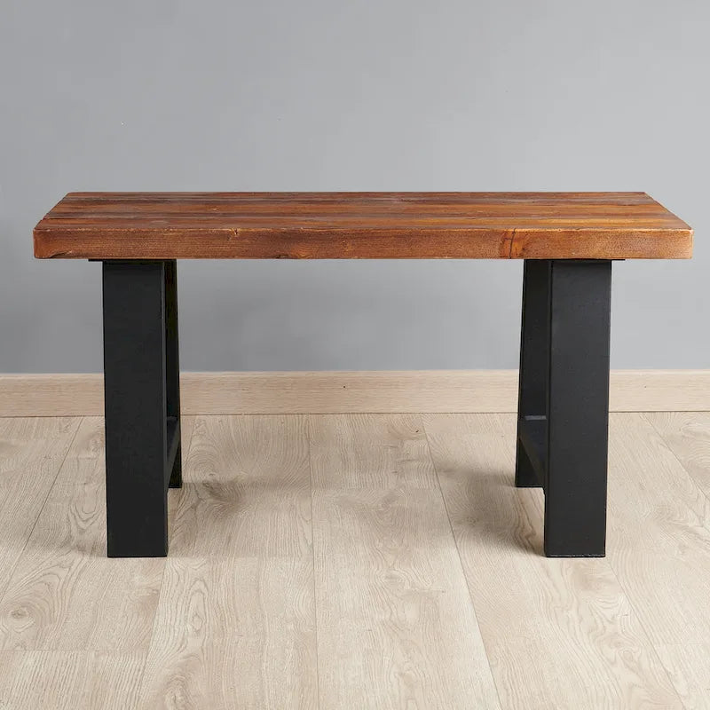 Pied de table noir robuste pour meubles