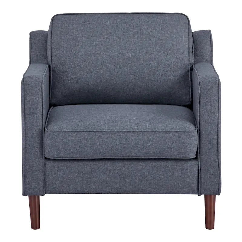 Fauteuil d'appoint moderne Sedona, fauteuil en similicuir/cuir végétalien