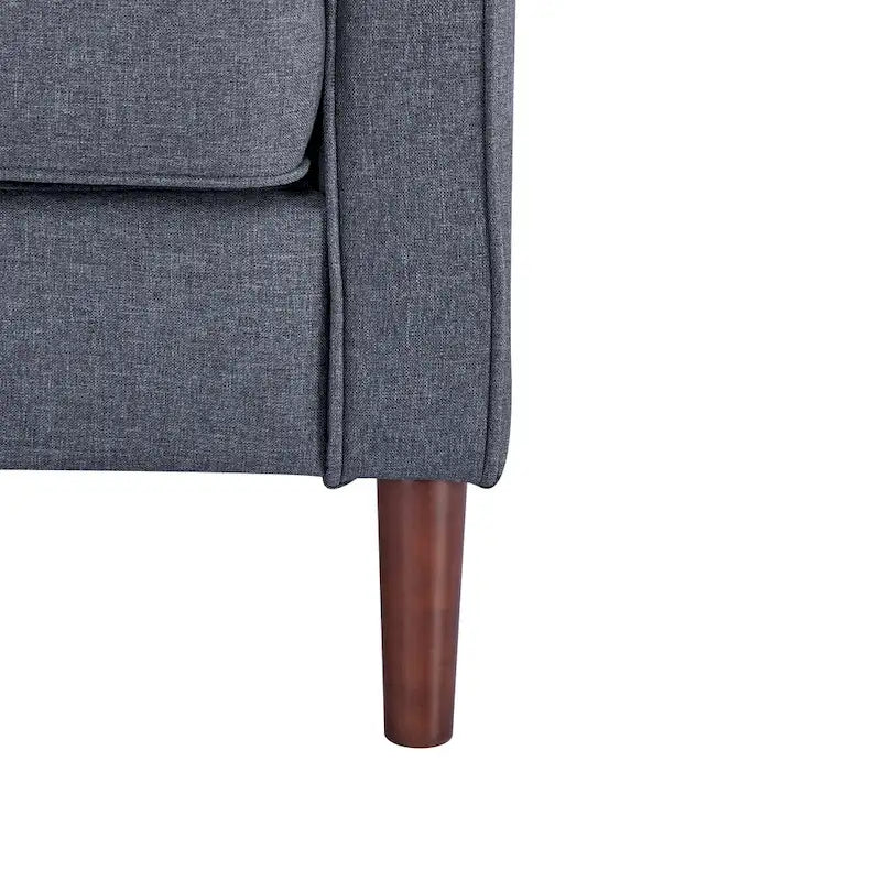 Fauteuil d'appoint moderne Sedona, fauteuil en similicuir/cuir végétalien