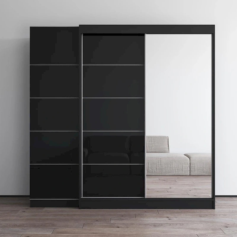 Armoire Aria 2D-EX avec 1 miroir