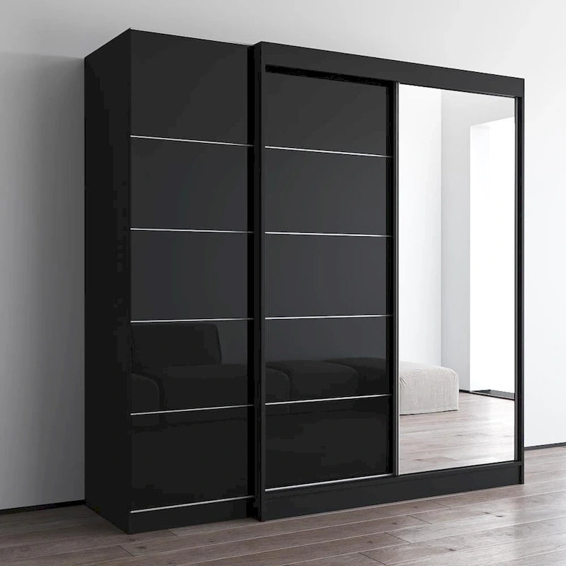 Armoire Aria 2D-EX avec 1 miroir