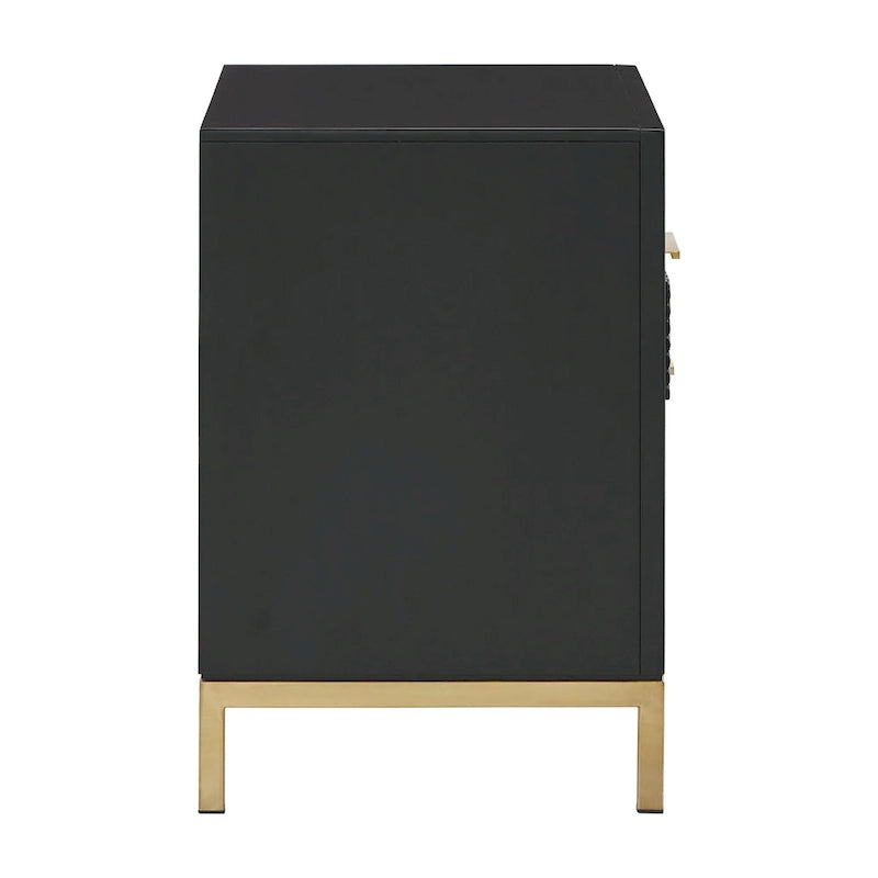 Table de chevet Elea 26 pouces de haut à 2 tiroirs par iNSPIRE Q Bold