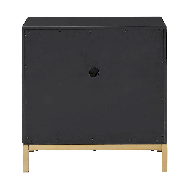 Table de chevet Elea 26 pouces de haut à 2 tiroirs par iNSPIRE Q Bold