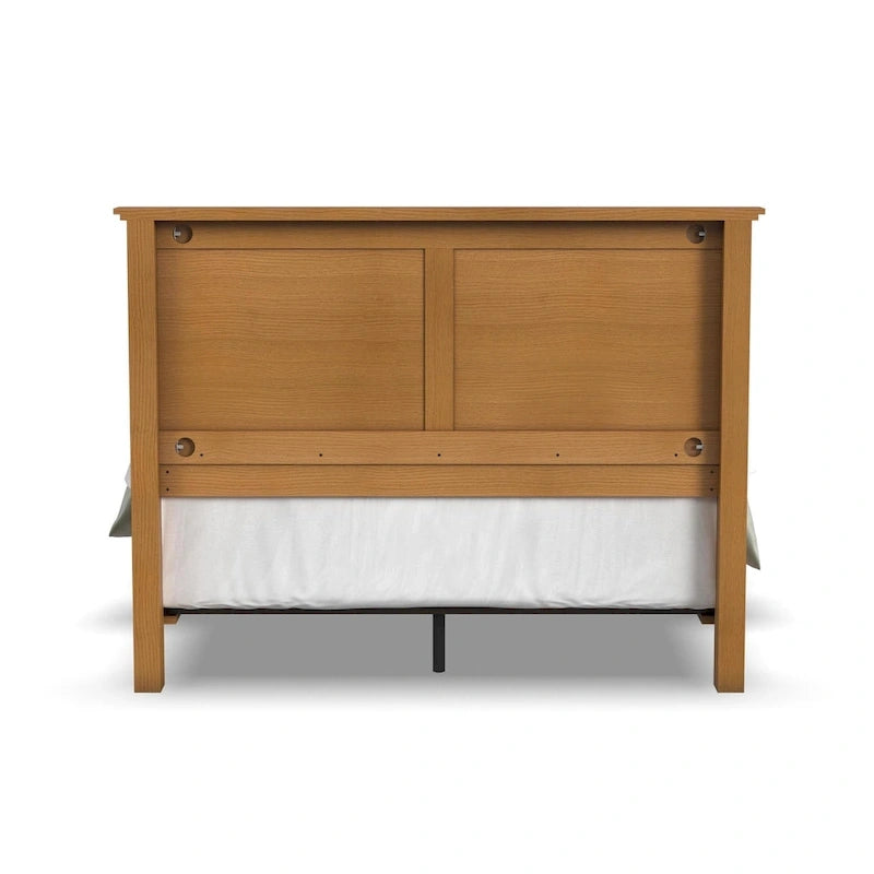 Lit queen en bois brun Oak Park de Homestyles
