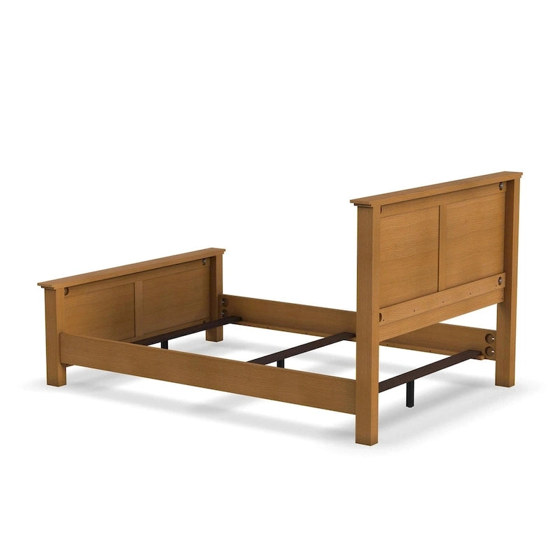 Lit queen en bois brun Oak Park de Homestyles