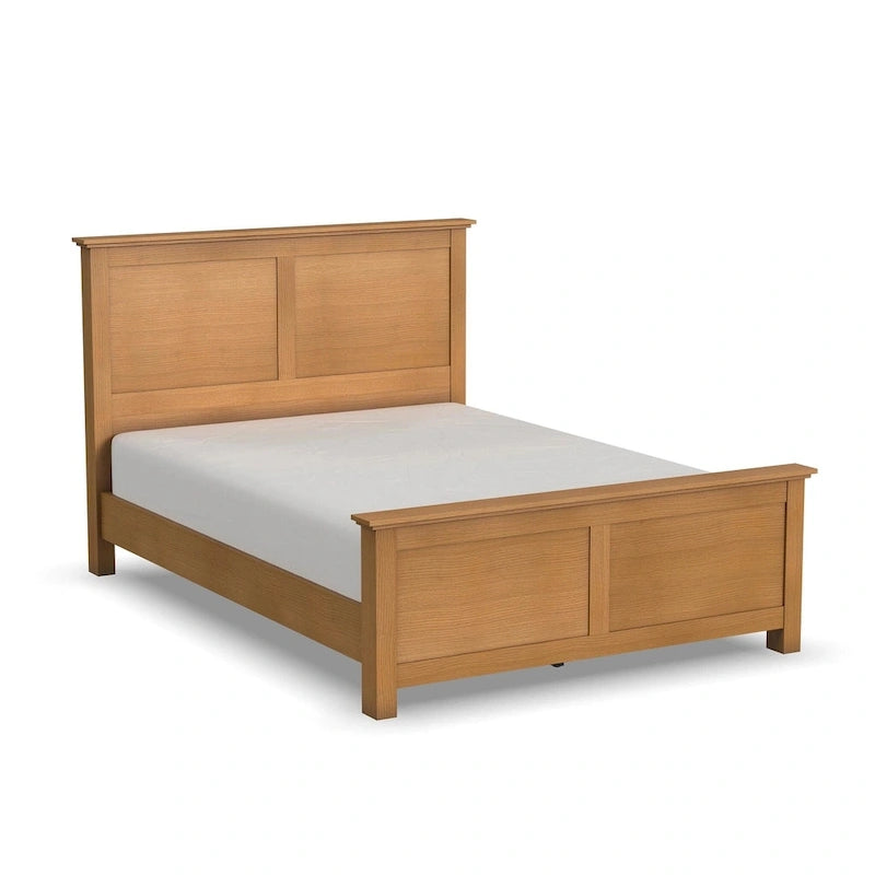 Lit queen en bois brun Oak Park de Homestyles