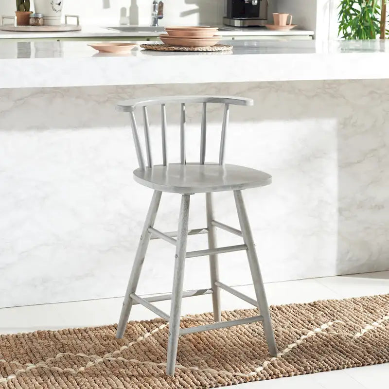 Tabouret de bar SAFAVIEH Eveline 63,5 cm (25 po) - 53,3 cm (21 po) L x 43,2 cm (17 po) P x 86,4 cm (34 po) H