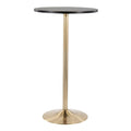 Table réglable en hauteur 2 et 3 niveaux Silver Orchid Stone (hauteur salle à manger, comptoir ou bar)