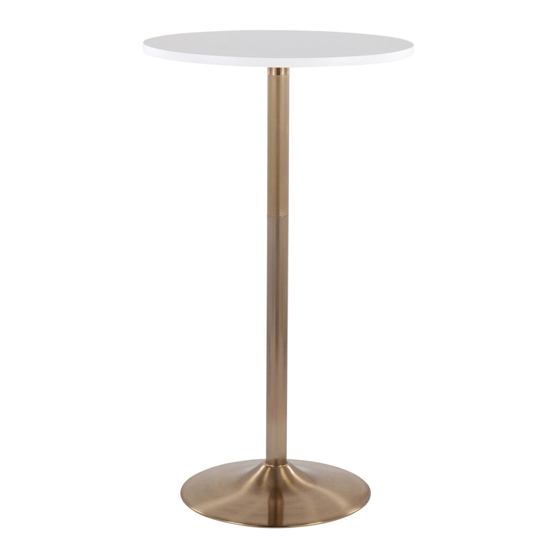 Table réglable en hauteur 2 et 3 niveaux Silver Orchid Stone (hauteur salle à manger, comptoir ou bar)