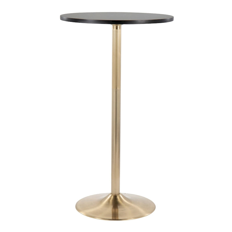 Table réglable en hauteur 2 et 3 niveaux Silver Orchid Stone (hauteur salle à manger, comptoir ou bar)