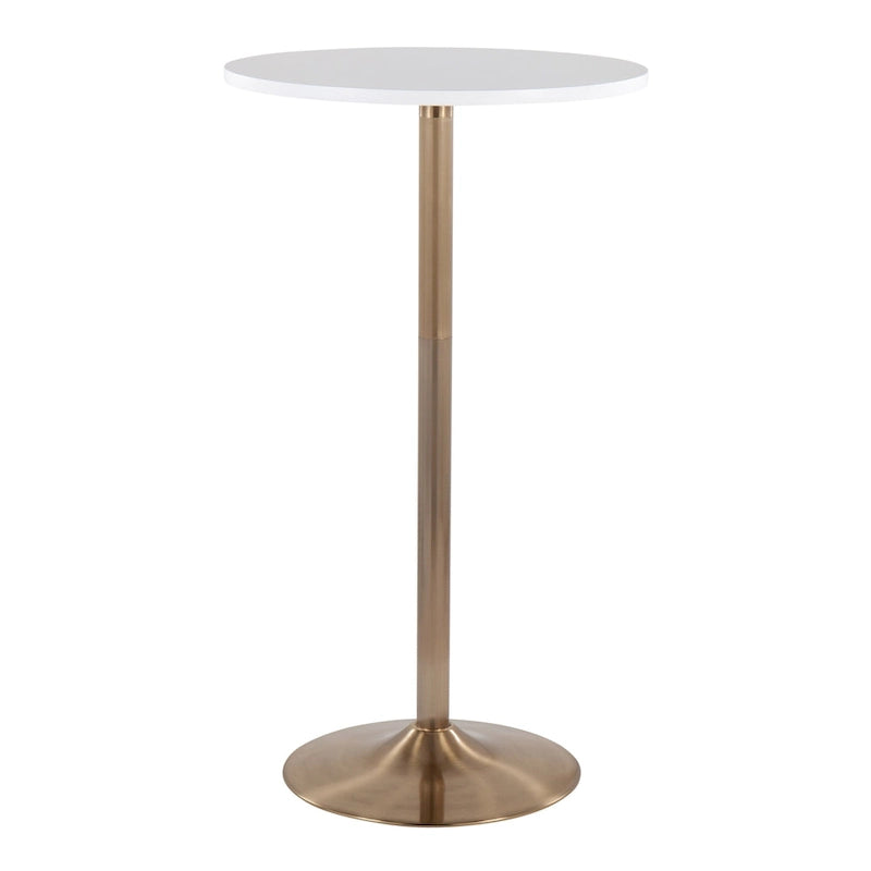 Table réglable en hauteur 2 et 3 niveaux Silver Orchid Stone (hauteur salle à manger, comptoir ou bar)