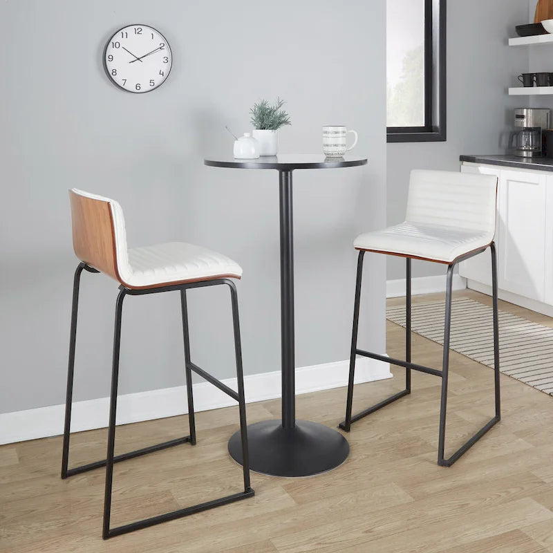Table réglable en hauteur 2 et 3 niveaux Silver Orchid Stone (hauteur salle à manger, comptoir ou bar)