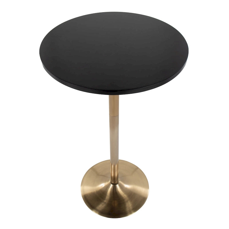 Table réglable en hauteur 2 et 3 niveaux Silver Orchid Stone (hauteur salle à manger, comptoir ou bar)