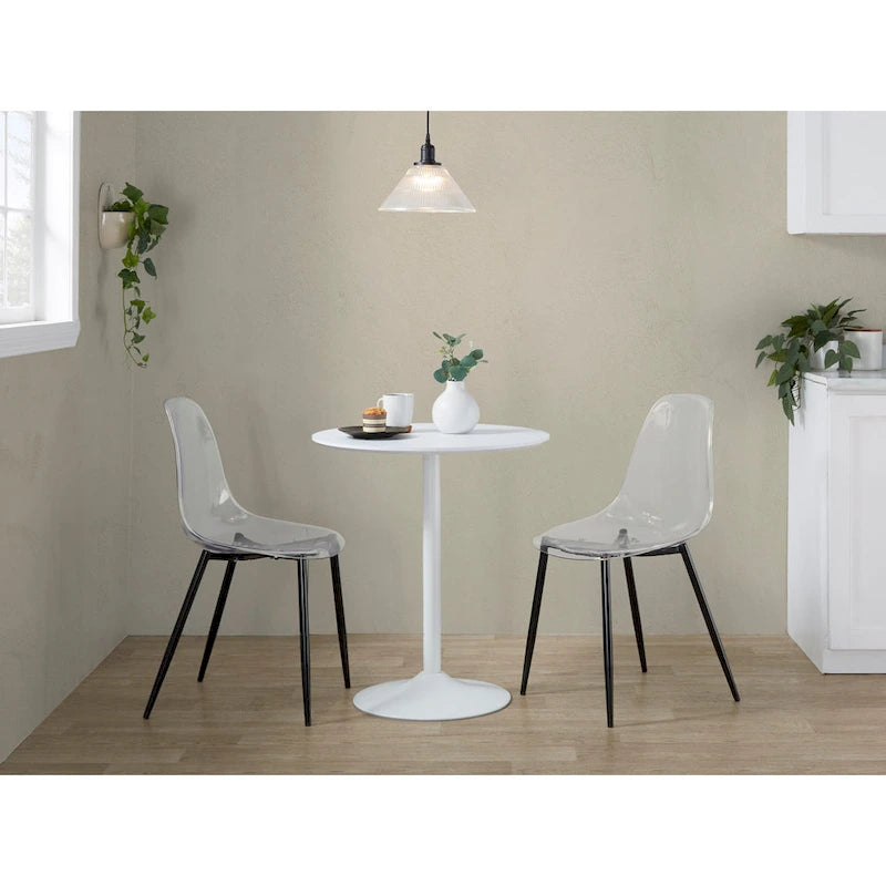 Table réglable en hauteur 2 et 3 niveaux Silver Orchid Stone (hauteur salle à manger, comptoir ou bar)