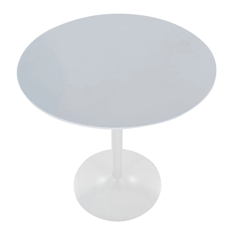 Table réglable en hauteur 2 et 3 niveaux Silver Orchid Stone (hauteur salle à manger, comptoir ou bar)