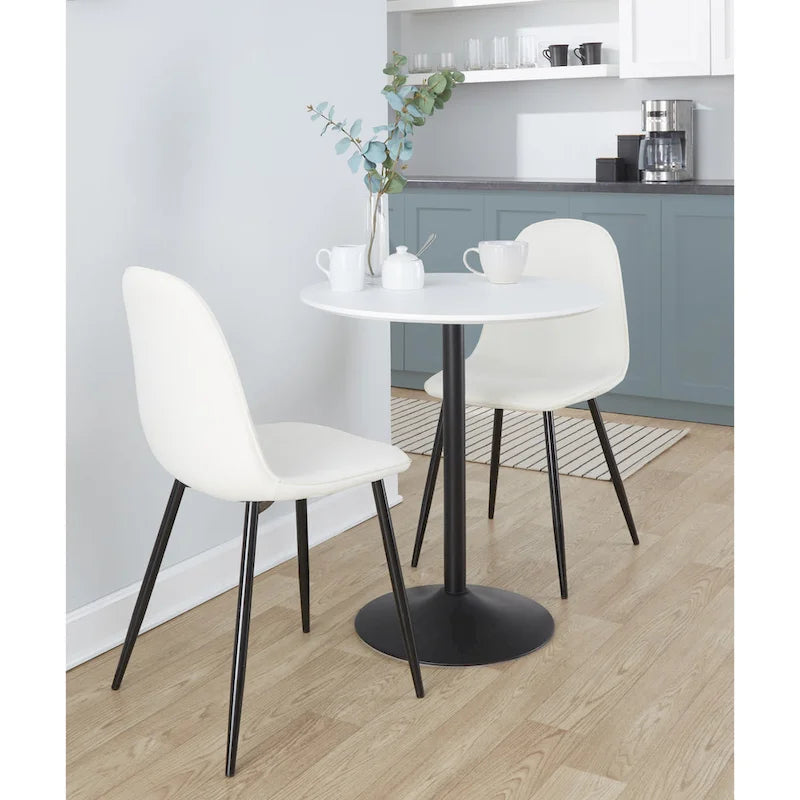 Table réglable en hauteur 2 et 3 niveaux Silver Orchid Stone (hauteur salle à manger, comptoir ou bar)