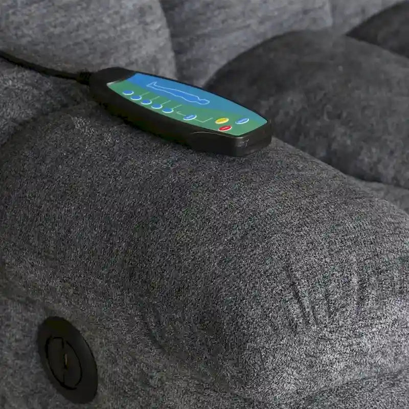 Fauteuil inclinable électrique avec assistance au levage et massage pour personnes âgées