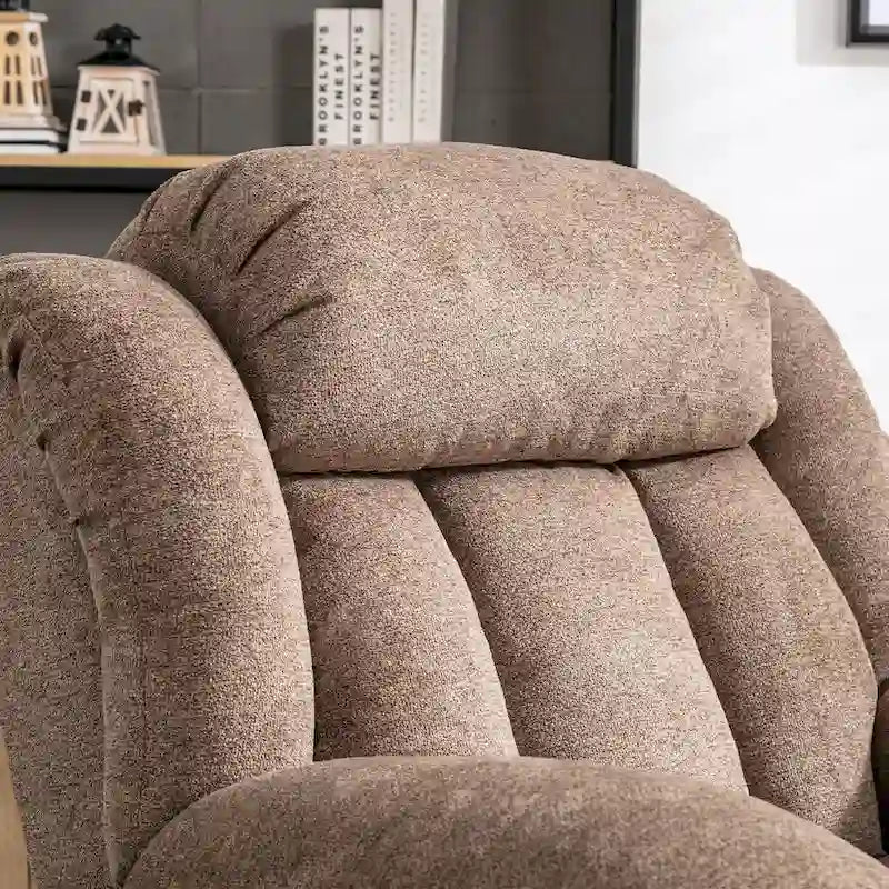Fauteuil inclinable électrique avec assistance au levage et massage pour personnes âgées