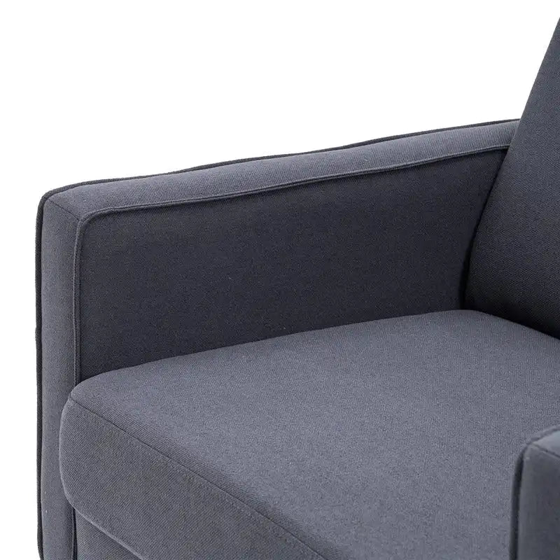 Fauteuil d'appoint monoplace Nuclear Bomb II avec pieds en bois massif