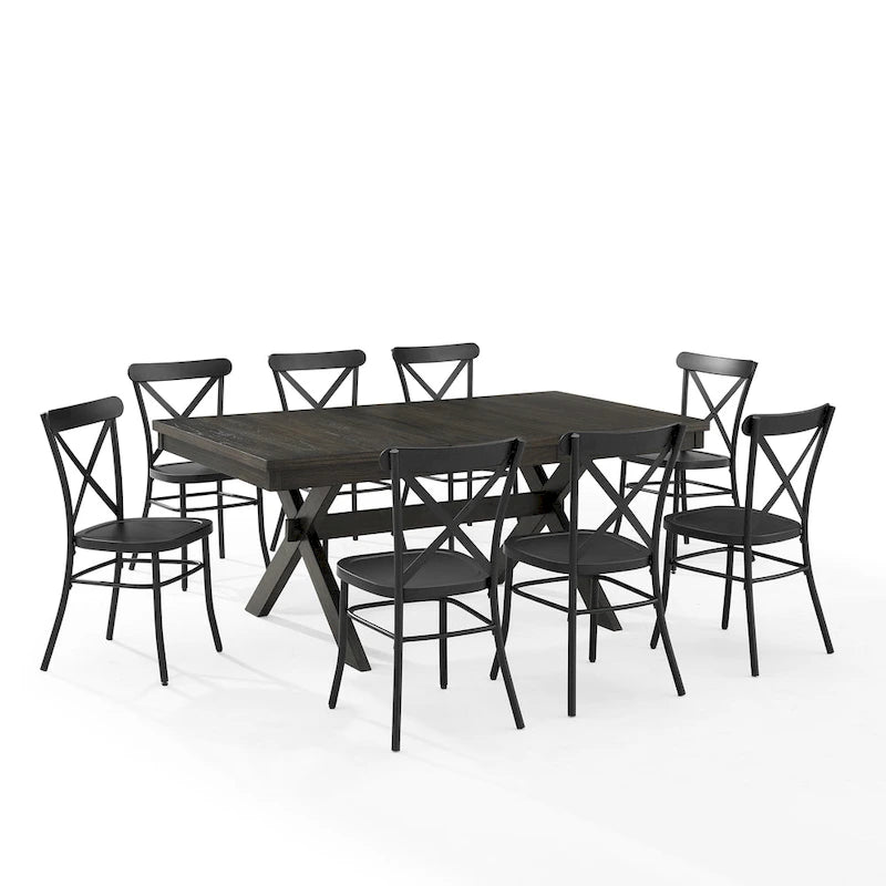 Ensemble de salle à manger Crosley Hayden 9 pièces avec chaises Camille