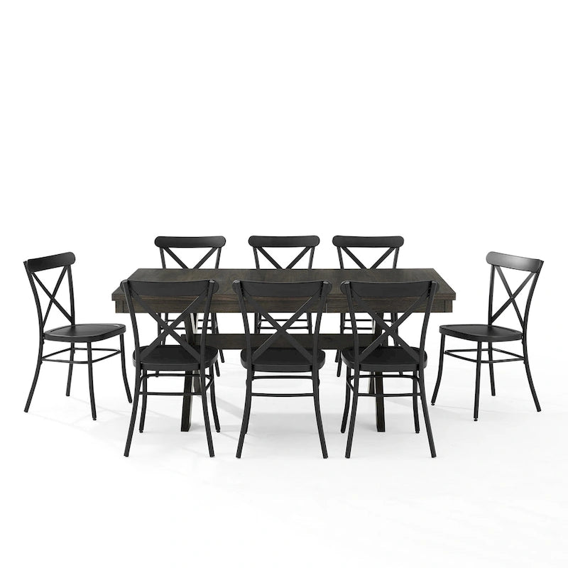 Ensemble de salle à manger Crosley Hayden 9 pièces avec chaises Camille