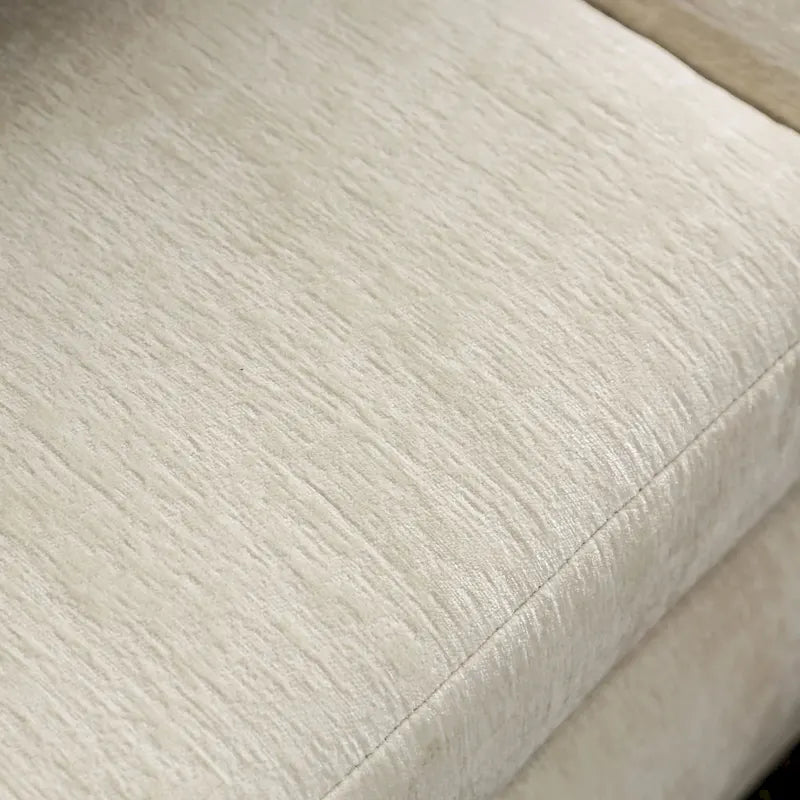 Canapé Breward transitionnel beige chenille recouvert de coussins par Furniture of America