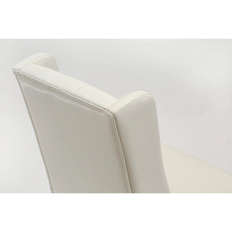 Chaises de cuisine East West Furniture Parson - Chaises de salle à manger capitonnées à boutons et clous décoratifs, ensemble de 2, (Finition et revêtement)