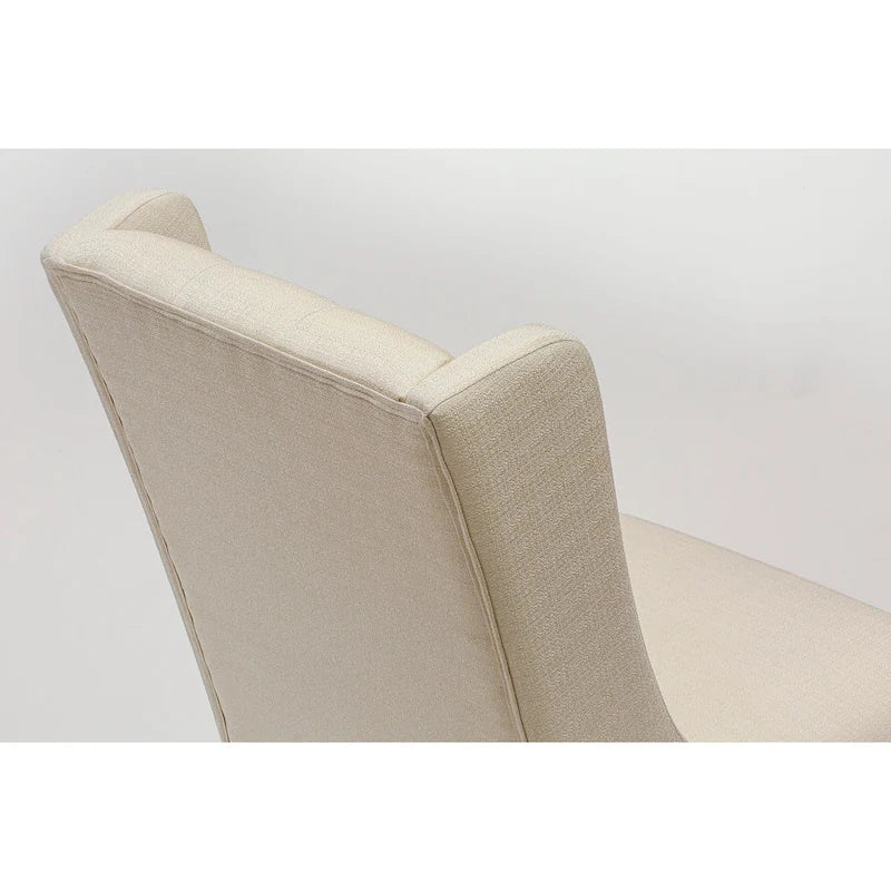 Chaises de cuisine East West Furniture Parson - Chaises de salle à manger capitonnées à boutons et clous décoratifs, ensemble de 2, (Finition et revêtement)