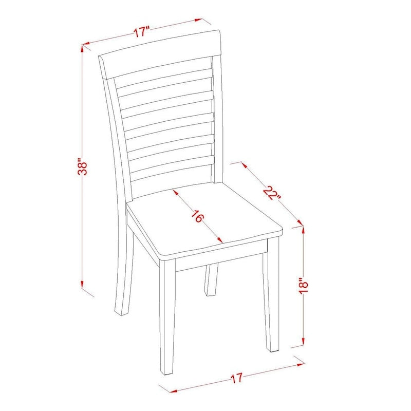 Ensemble de salle à manger 7 pièces East West Furniture : une table rectangulaire et 6 chaises de cuisine, couleur marron selle (options d’assise disponibles).