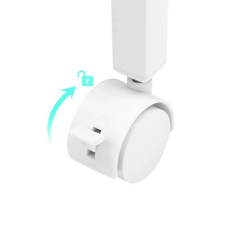 Étagère multifonctionnelle à 3 niveaux, chariot de rangement roulant pour cuisine et salle de bain.