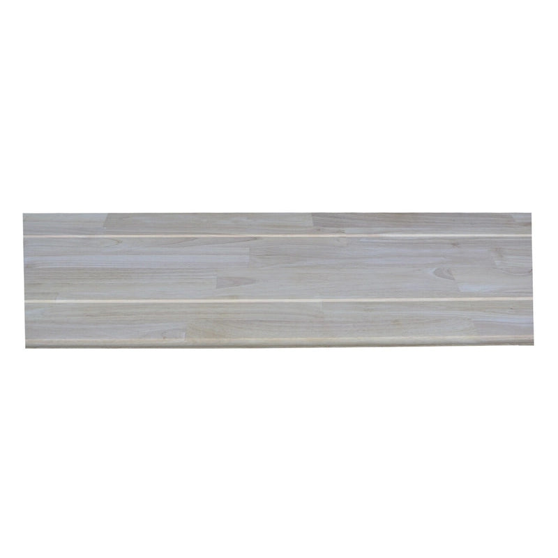 Table console Bombay en bois d'hévéa massif non fini
