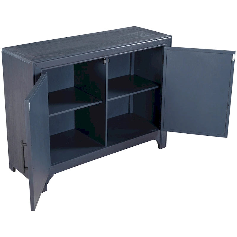 Table console moderne de 40 pouces avec 2 étagères pour salon